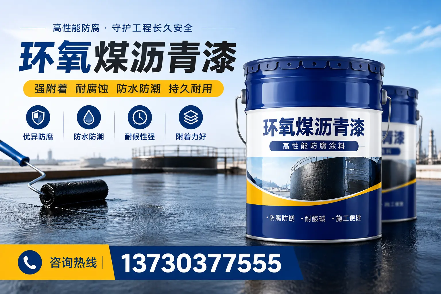 如何判断环氧煤沥青漆的质量?定襄消费者指南